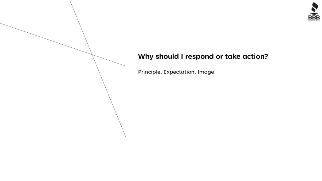 why should i respond or take action