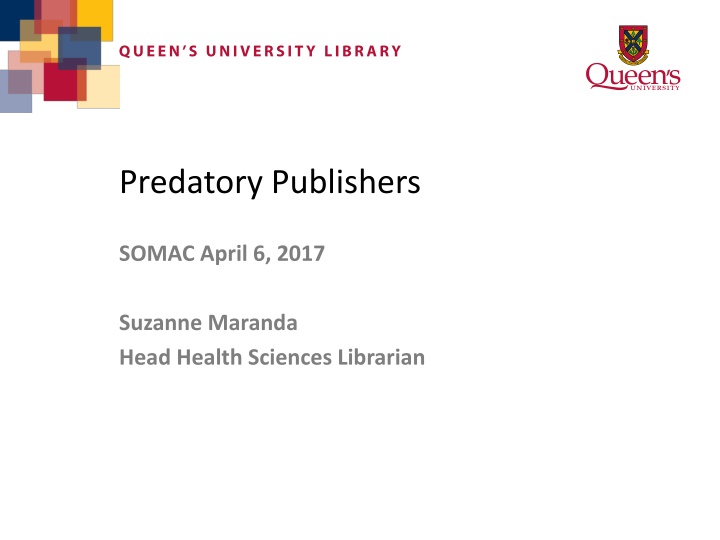 predatory publishers