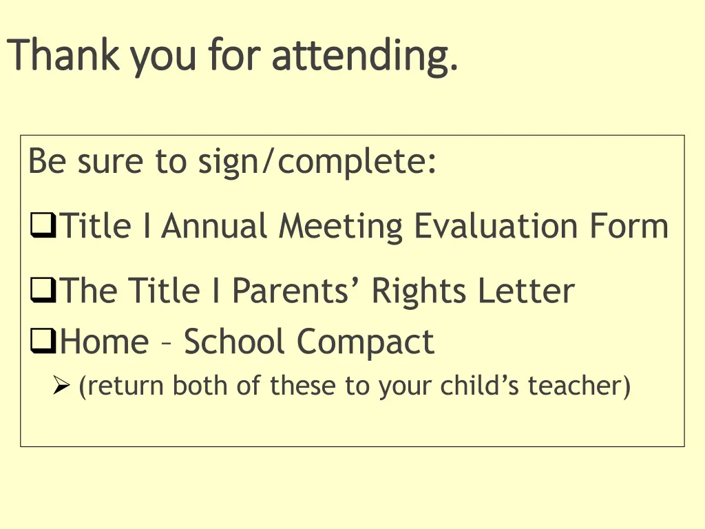 thank you for attending thank you for attending