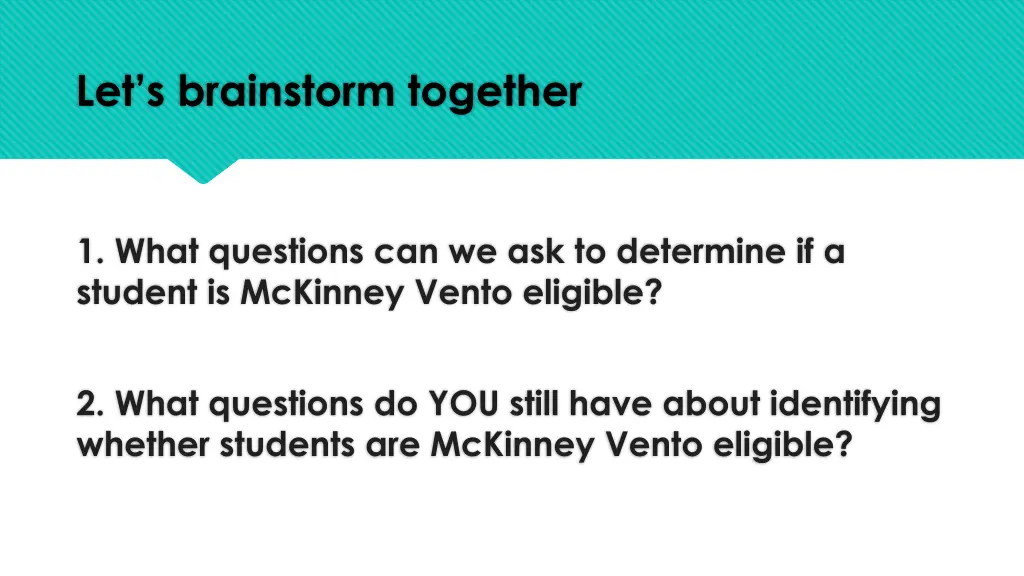 let s brainstorm together