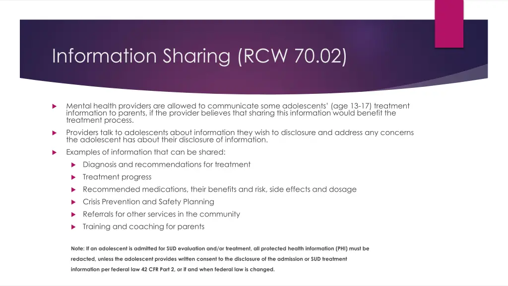 information sharing rcw 70 02