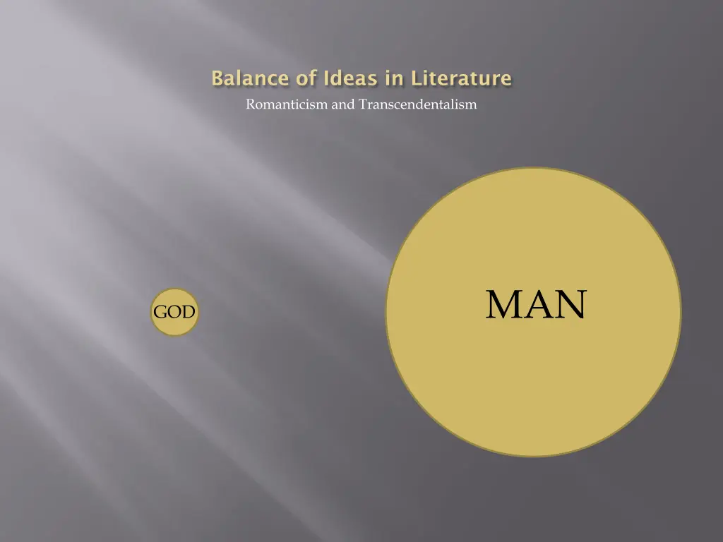 balance of ideas in literature romanticism