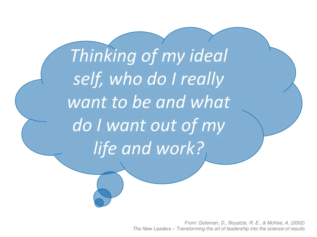 thinking of my ideal self who do i really want
