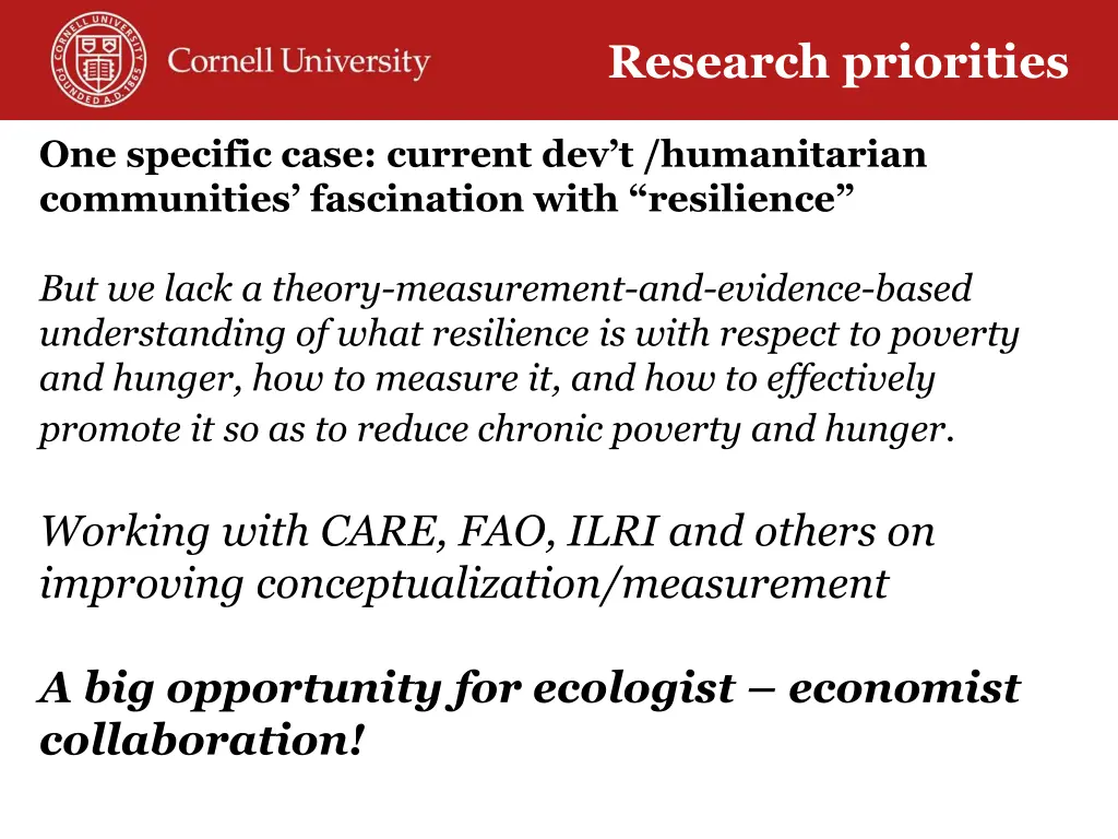 research priorities 2