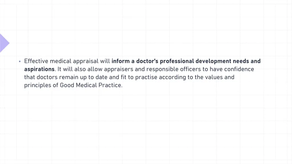 effective medical appraisal will inform a doctor