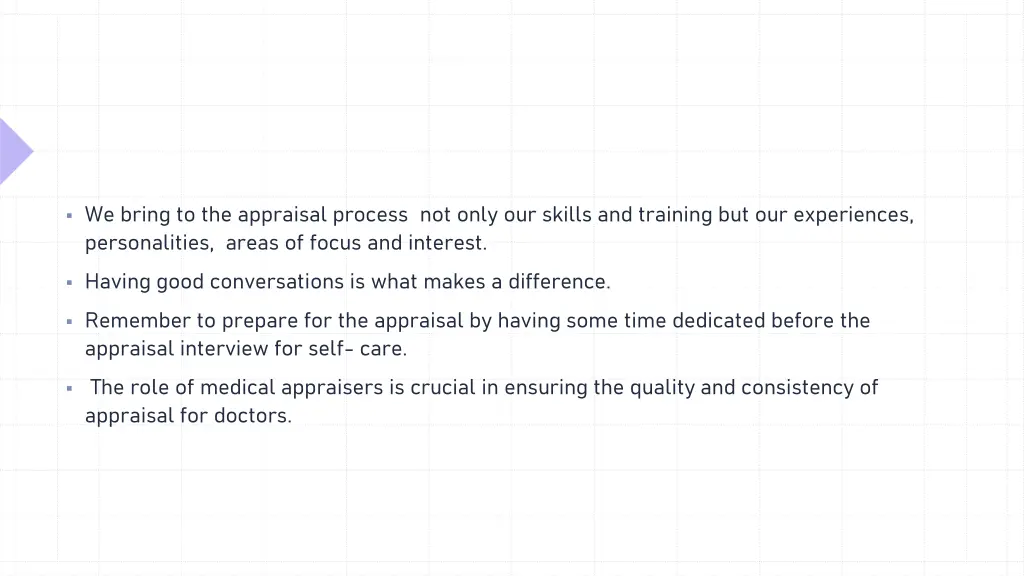we bring to the appraisal process not only