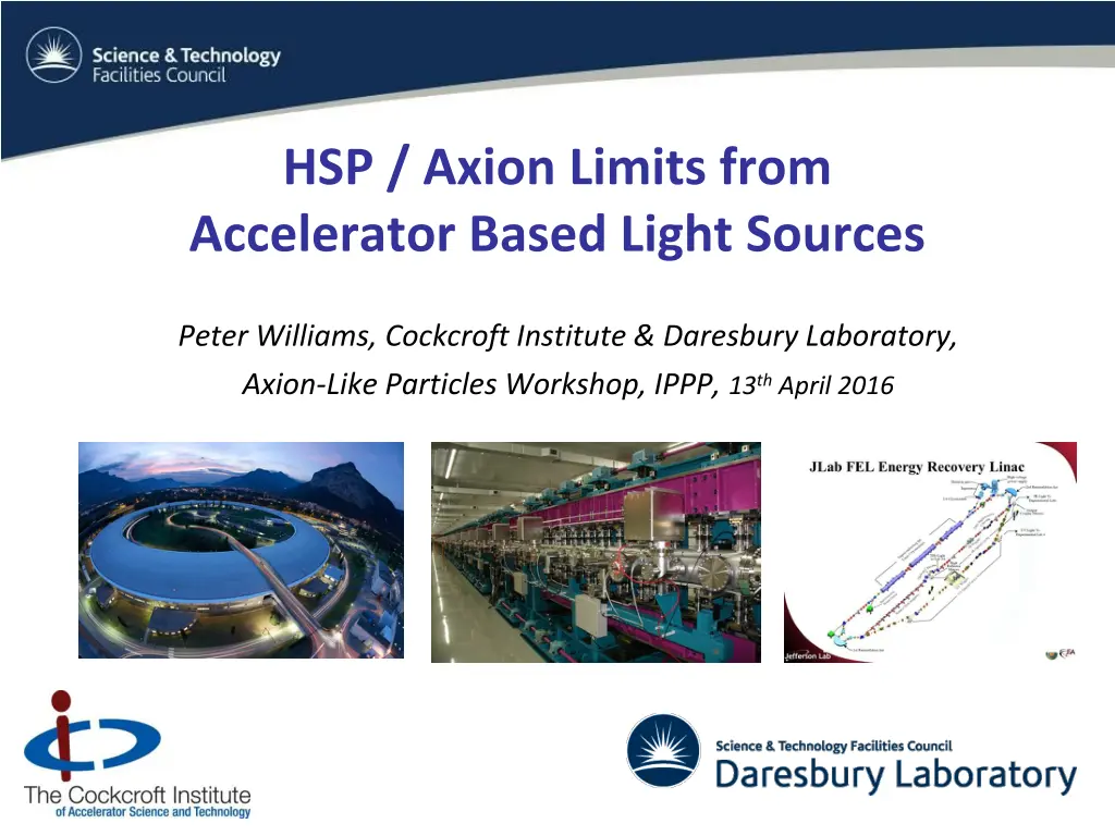 hsp axion limits from accelerator based light