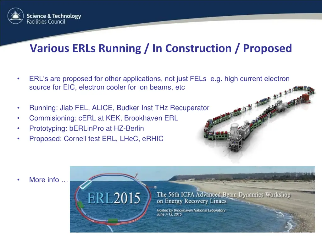 various erls running in construction proposed