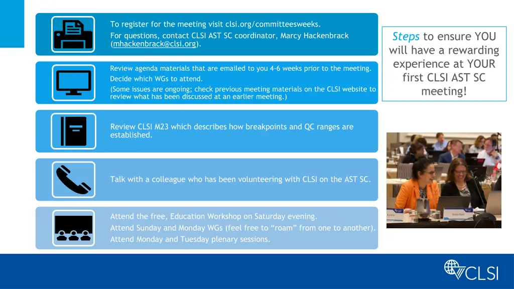 to register for the meeting visit clsi