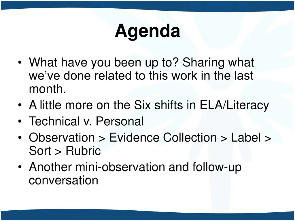 agenda