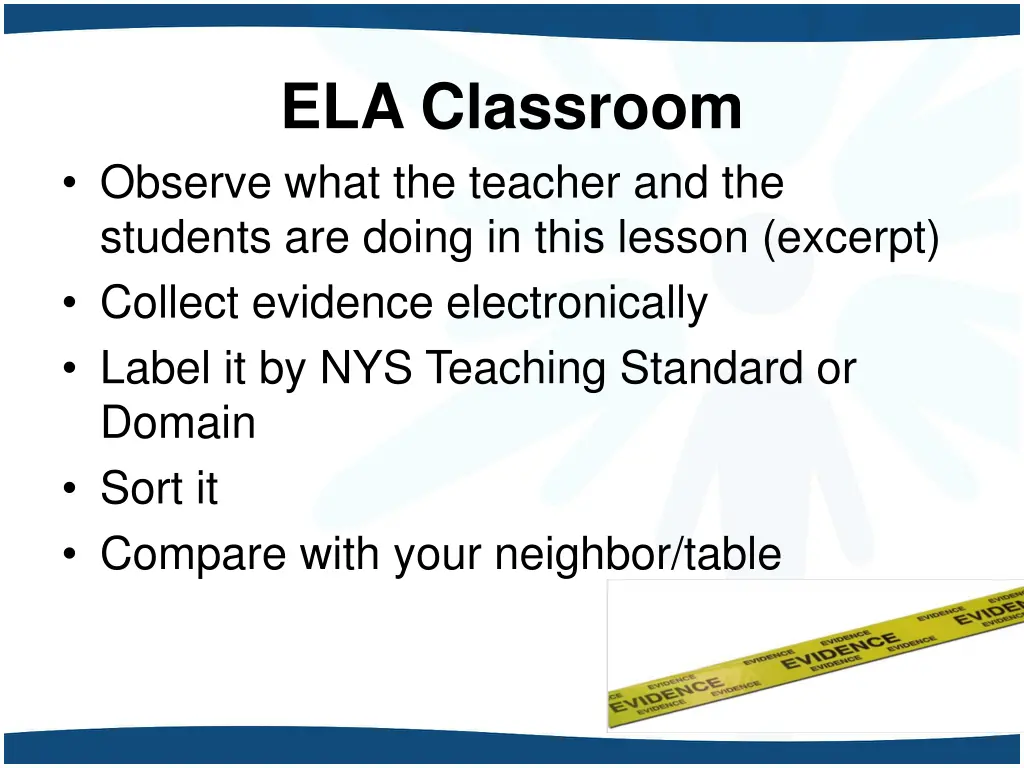 ela classroom observe what the teacher