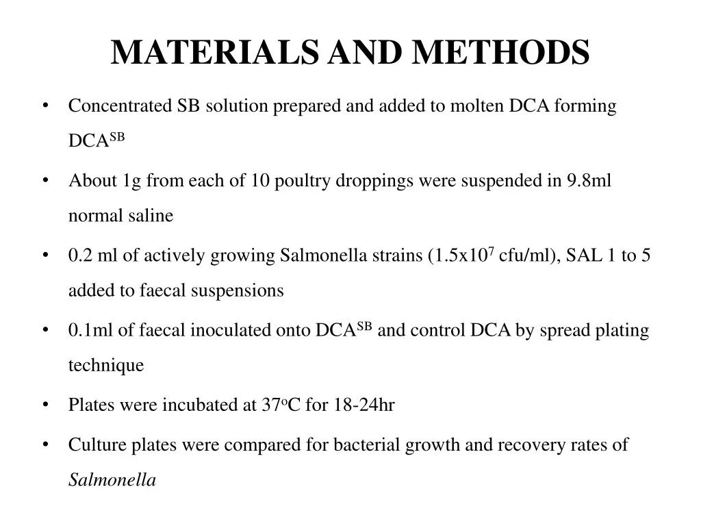 materials and methods
