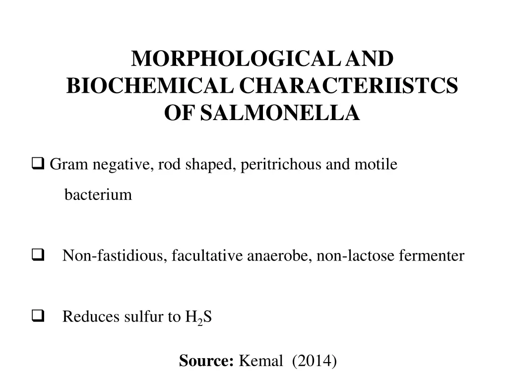 morphological and biochemical characteriistcs