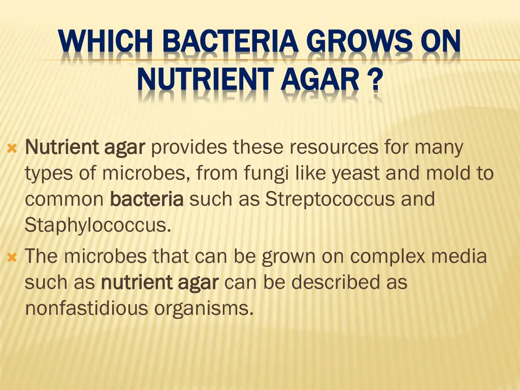which bacteria grows on which bacteria grows