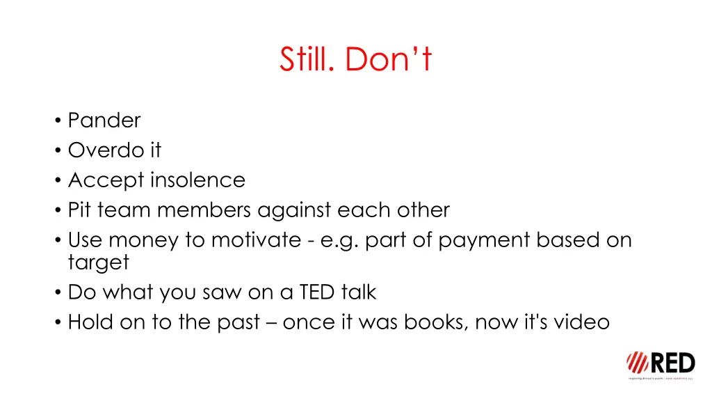 still don t