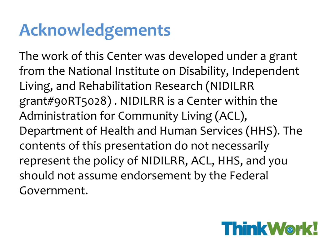 acknowledgements