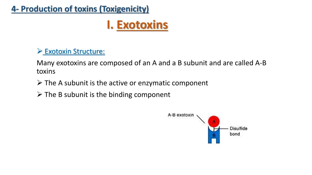 4 production of toxins toxigenicity 6