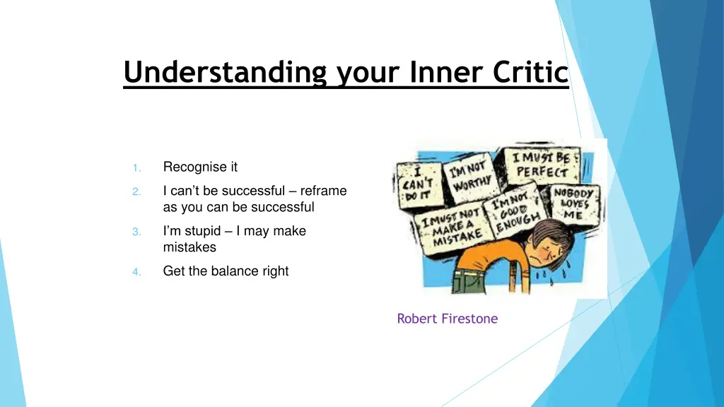 understanding your inner critic