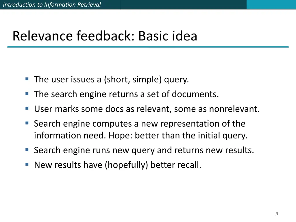 introduction to information retrieval 8