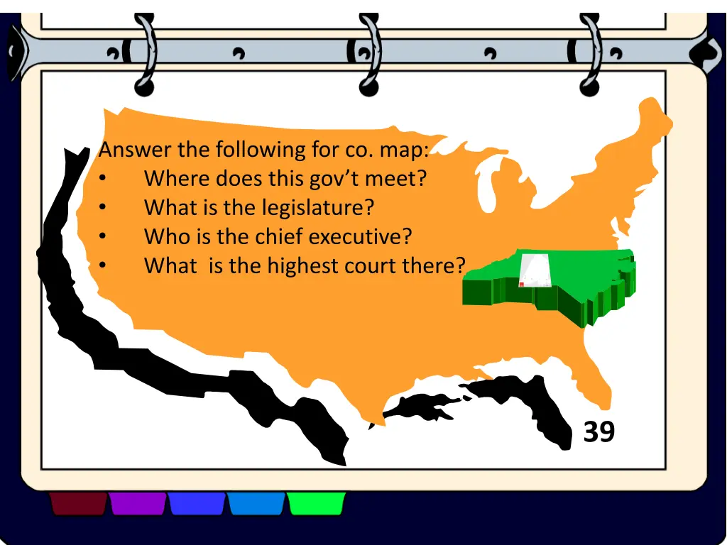 answer the following for co map where does this
