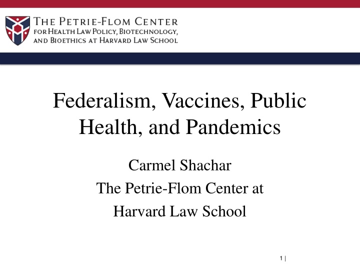 federalism vaccines public health and pandemics