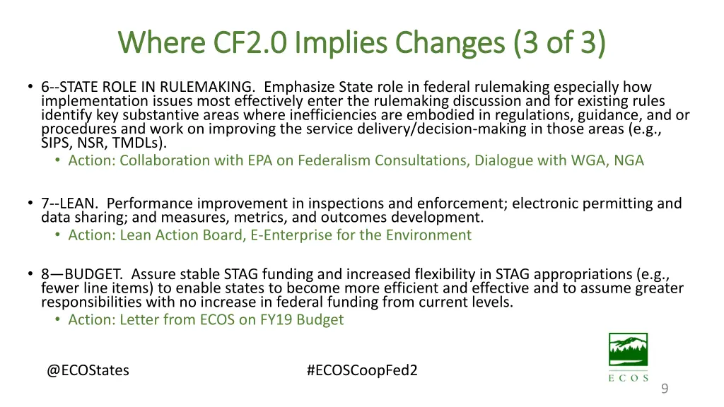 where cf2 0 implies changes 3 of 3 where
