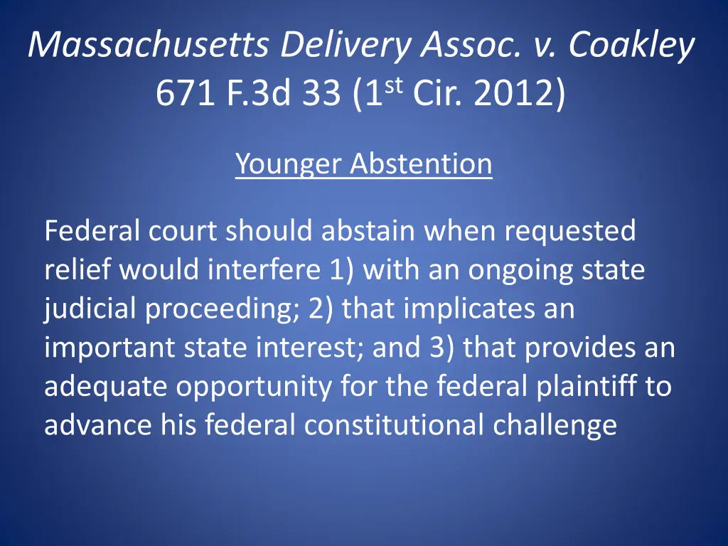 massachusetts delivery assoc v coakley