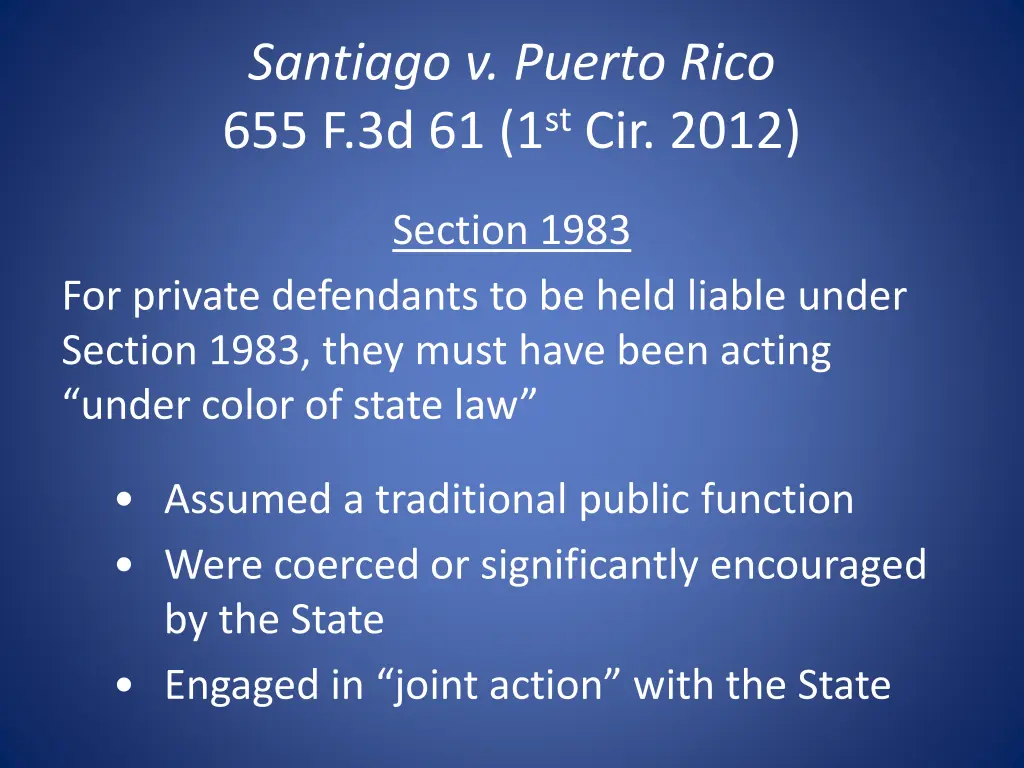 santiago v puerto rico 655 f 3d 61 1 st cir 2012