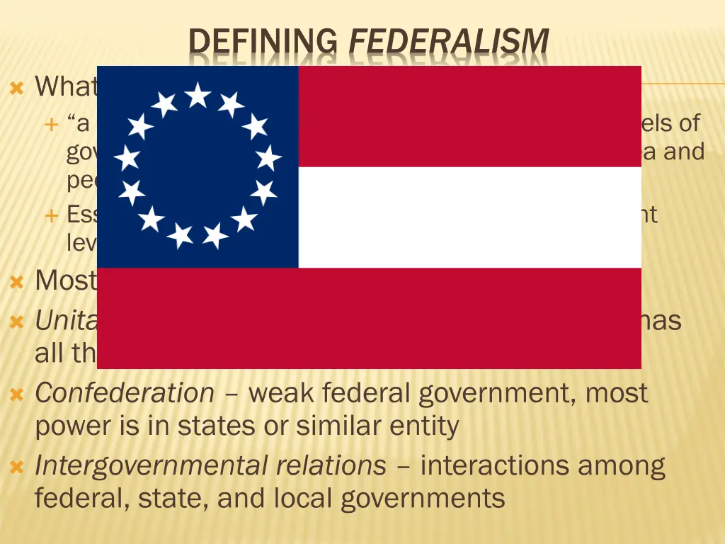 defining federalism