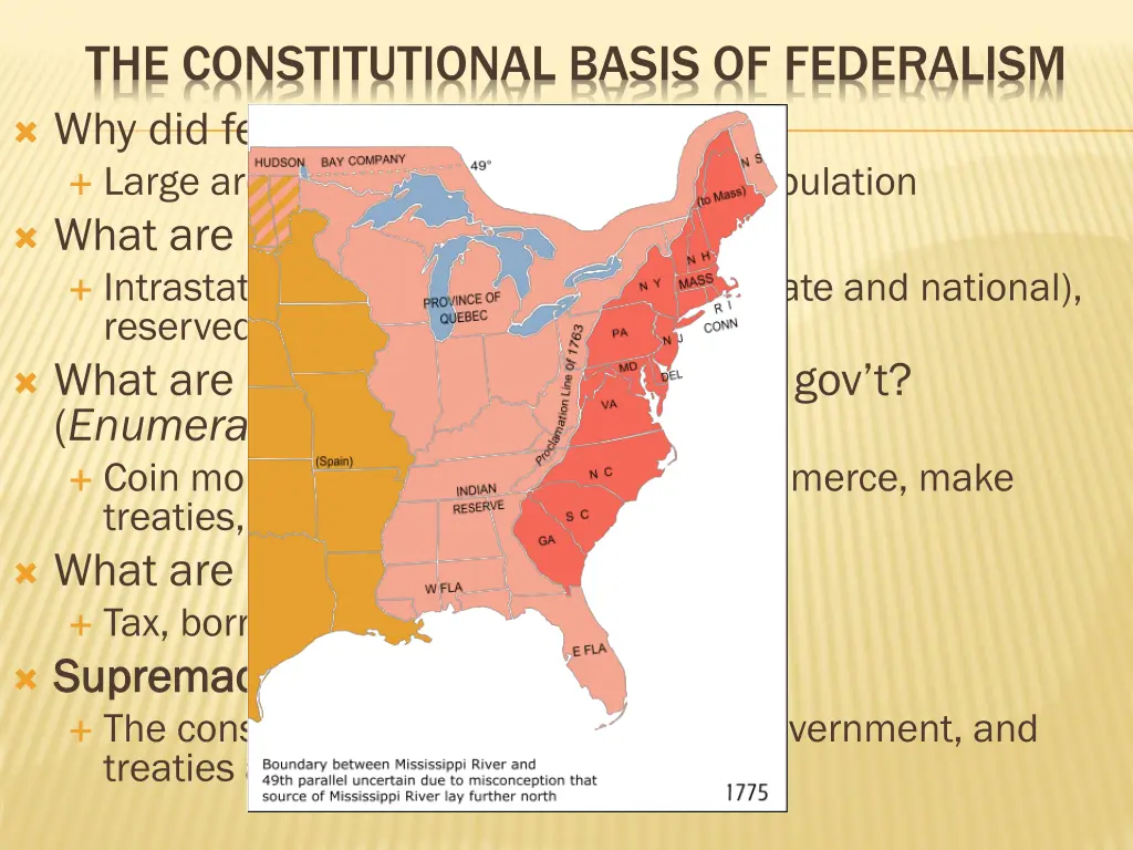 the constitutional basis of federalism