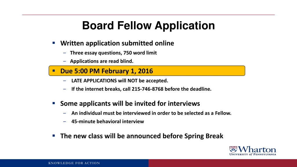 board fellow application