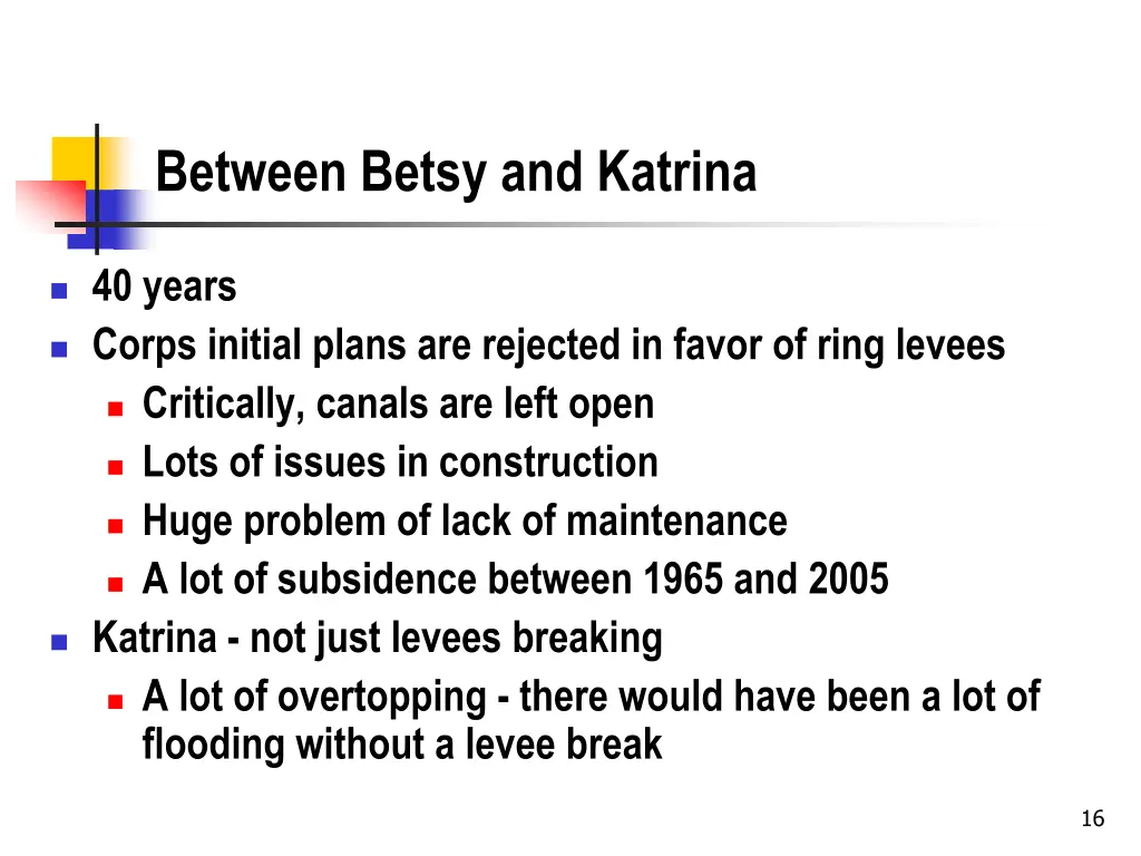 between betsy and katrina