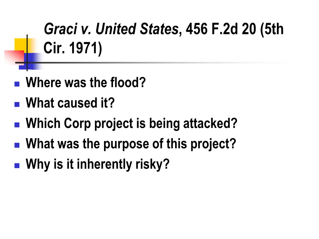 graci v united states 456 f 2d 20 5th cir 1971