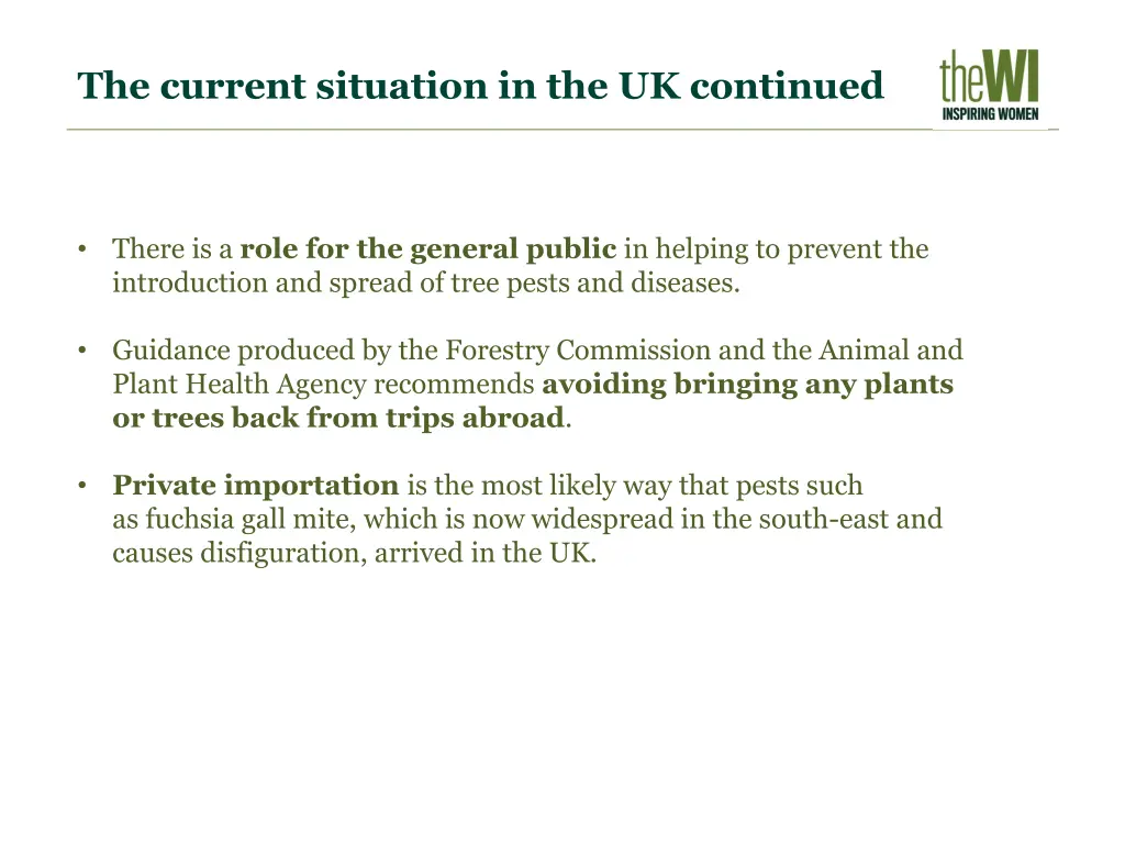 the current situation in the uk continued