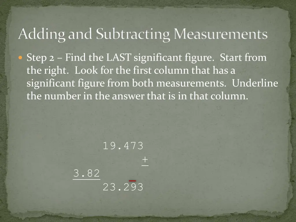 adding and subtracting measurements 2