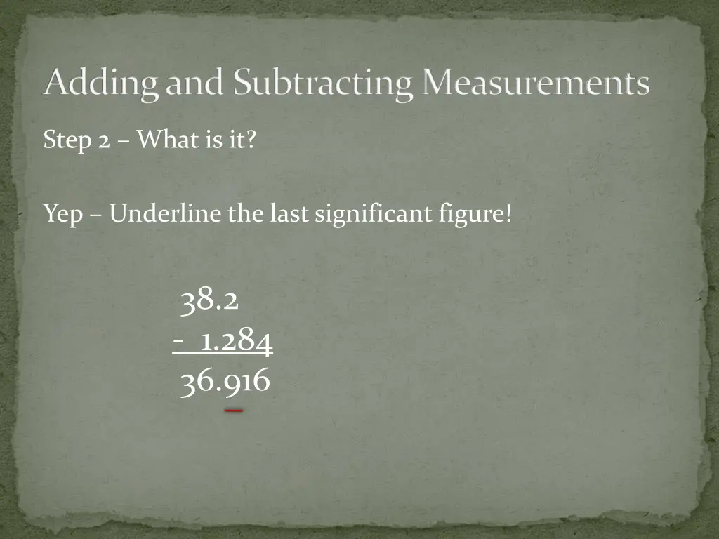 adding and subtracting measurements 5