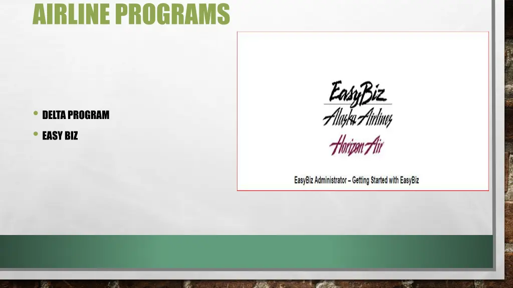 airline programs