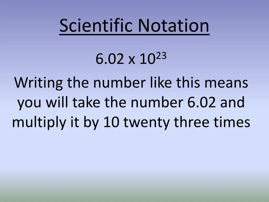 scientific notation 2