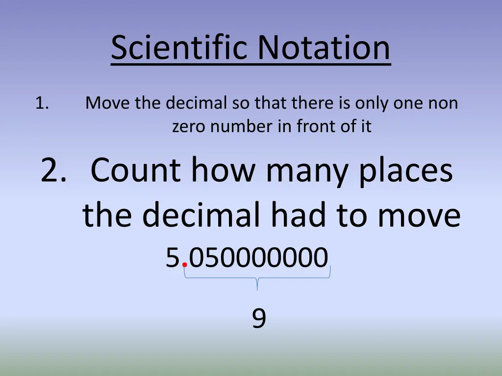 scientific notation 7