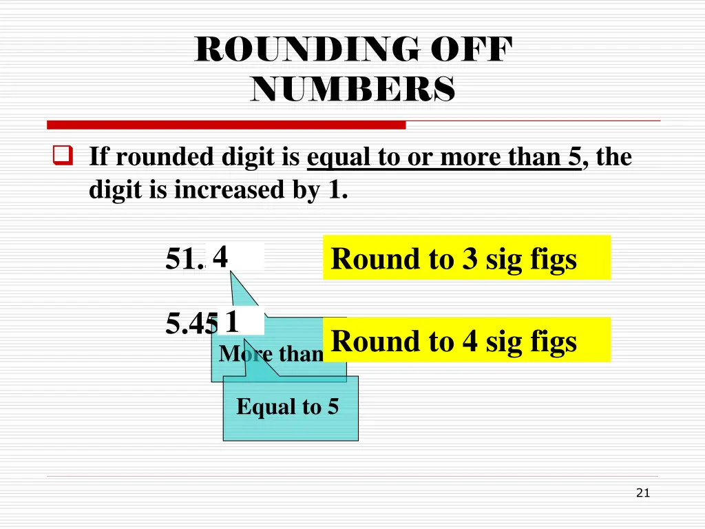 rounding off numbers 1