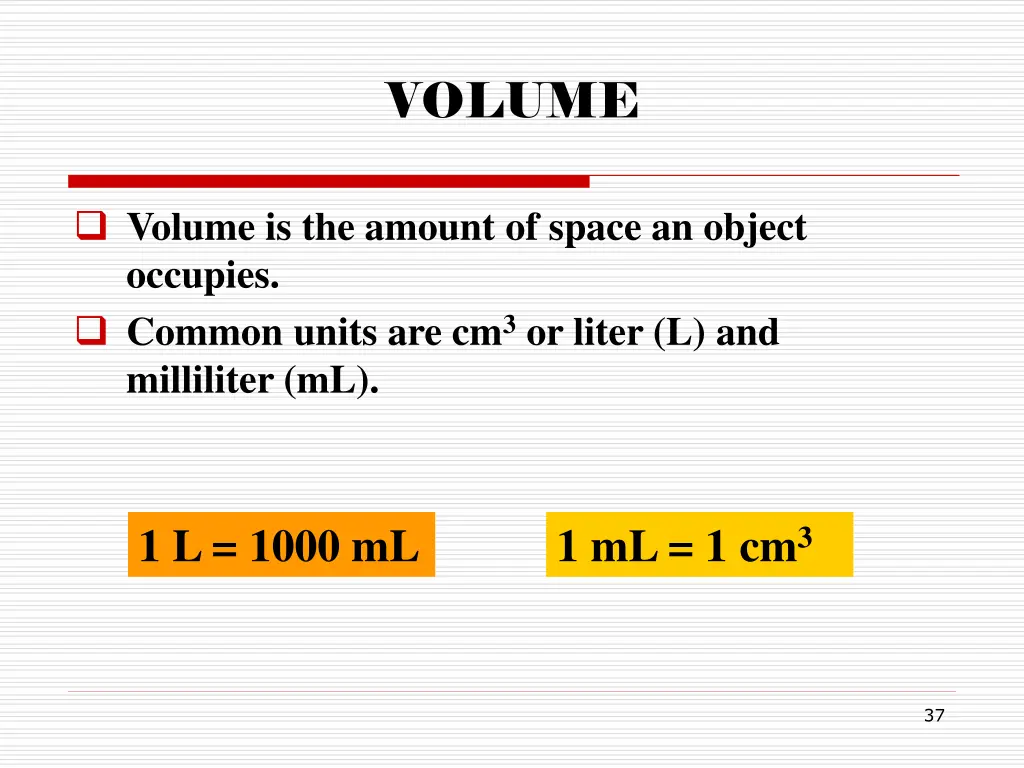 volume