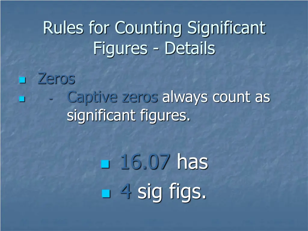 rules for counting significant figures details 2