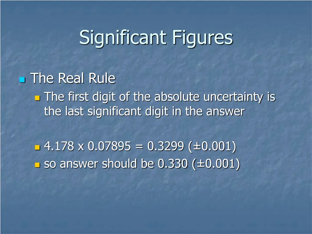 significant figures