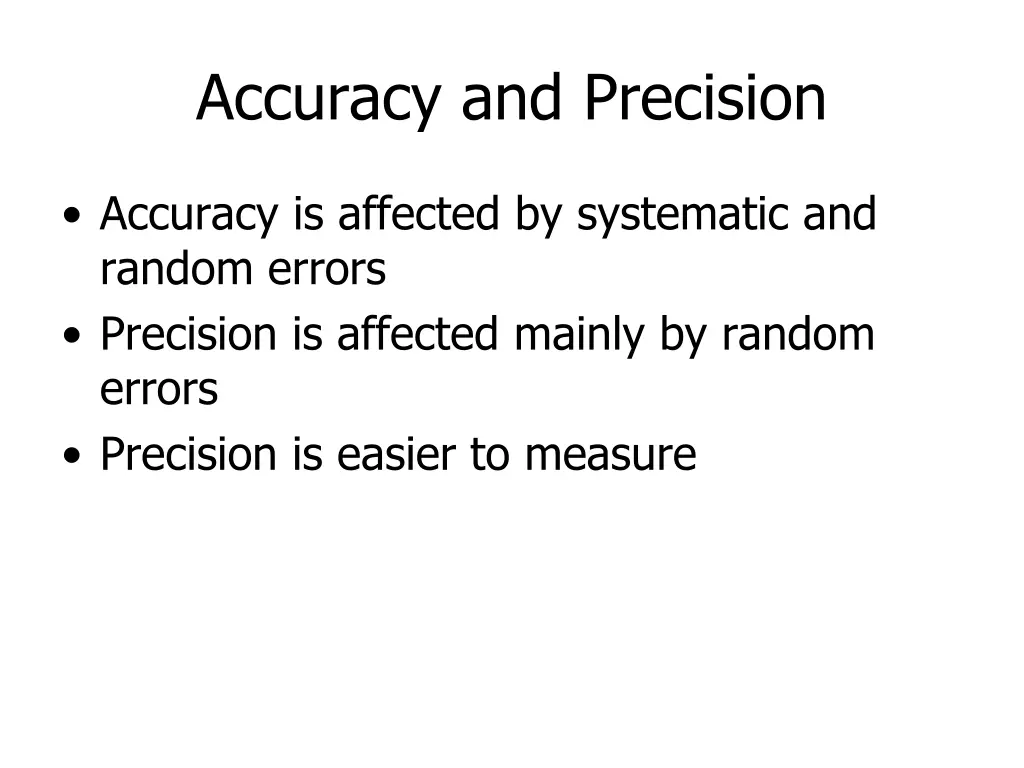 accuracy and precision 1