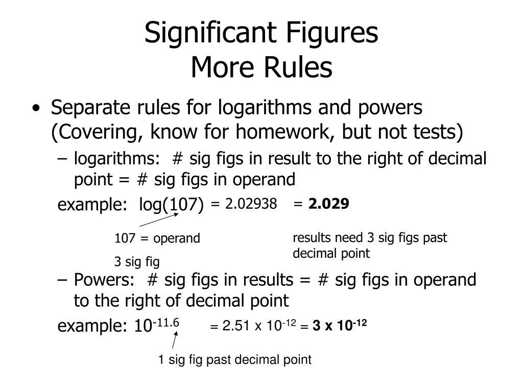 significant figures more rules