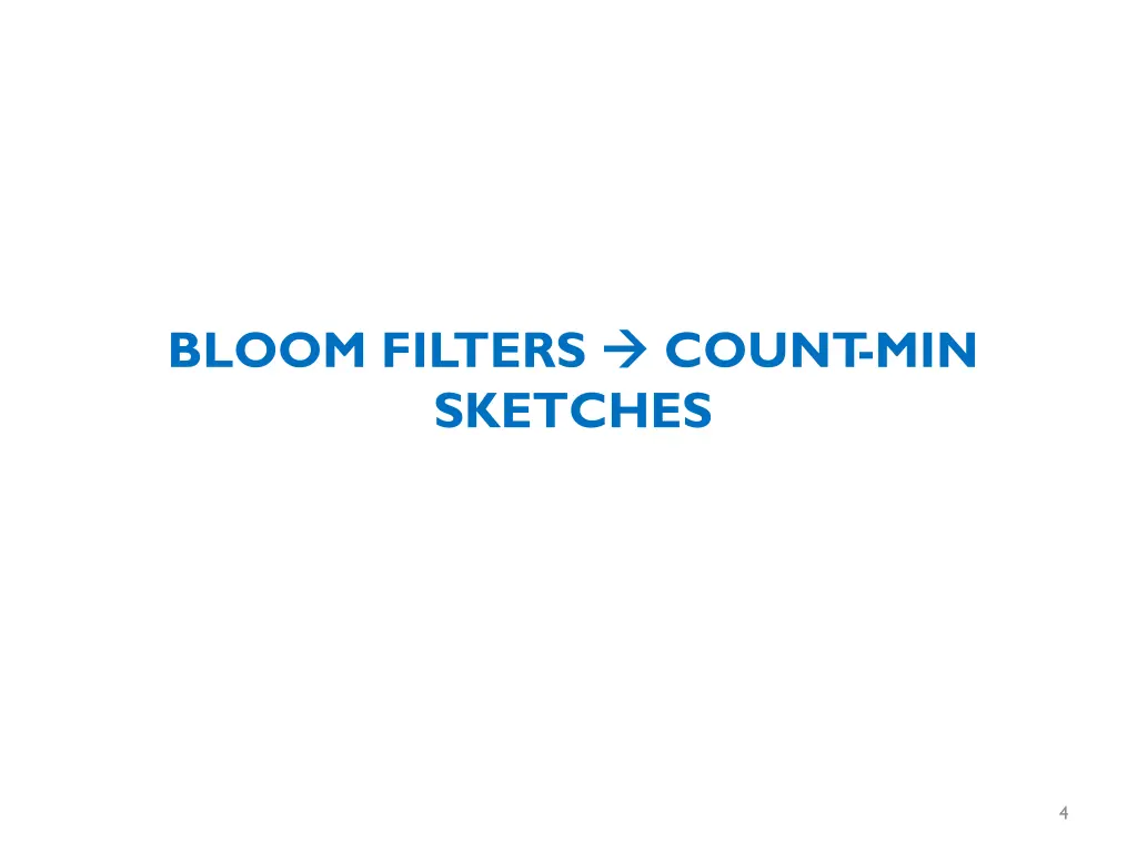 bloom filters