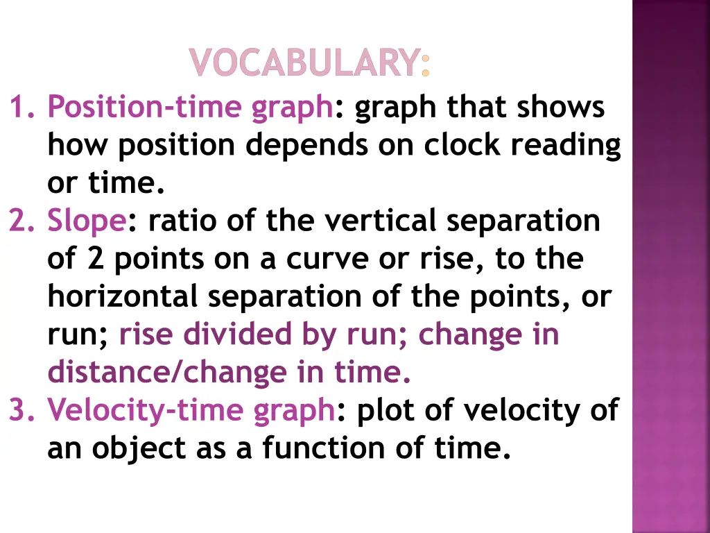 vocabulary