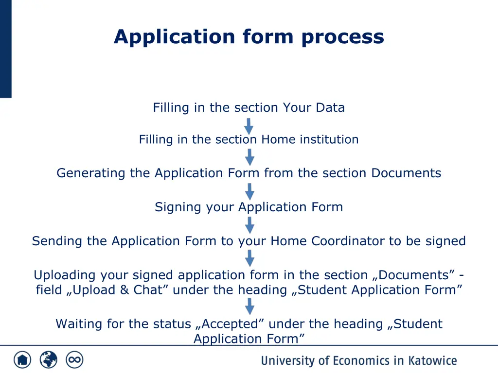 application form process