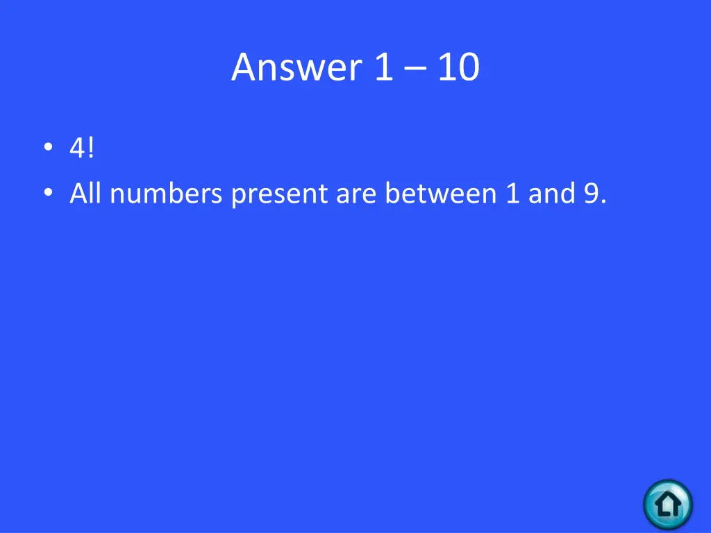 answer 1 10