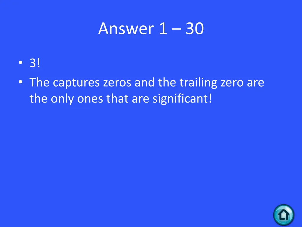 answer 1 30